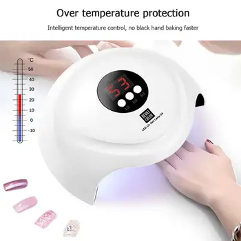 Pro UV 12 LED Nail Dryer 36W Gel Polish Lamp Auto Sensor 30s 60s 90s Timer LCD Display Quick Dry Manicure Tools Nail Art Equipme
Pro UV 12 LED Nail Dryer 36W Gel Polish Lamp Auto Sensor 30s 60s 90s Timer LCD Display Quick Dry Manicure Tools Nail Art Equipme