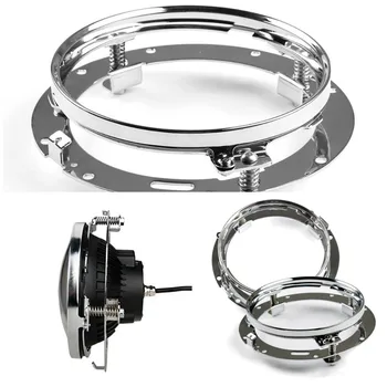 7Inch Round Mounting Bracket Ring, 7inch Visor Style Trim Ring for 7Inch LED Headlight FLD Touring Softail Road King Fat Boy
7Inch Round Mounting Bracket Ring, 7inch Visor Style Trim Ring for 7Inch LED Headlight FLD Touring Softail Road King Fat Boy