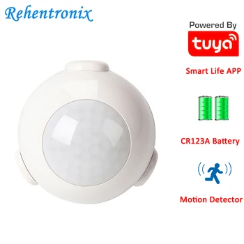 Tuya Smart Wireless WiFi PIR Motion Sensor Detector Battery Powered with 110 wide detect angel 7M detect distance
Tuya Smart Wireless WiFi PIR Motion Sensor Detector Battery Powered with 110 wide detect angel 7M detect distance