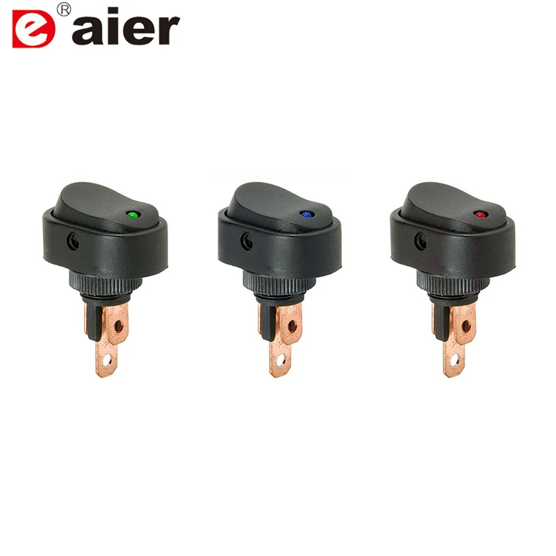 10pcs 12V Car Boat Auto Rocker Toggle Switch SPST ON OFF with LED Light Illuminated 3 PINS red green blue yellow
10pcs 12V Car Boat Auto Rocker Toggle Switch SPST ON OFF with LED Light Illuminated 3 PINS red green blue yellow