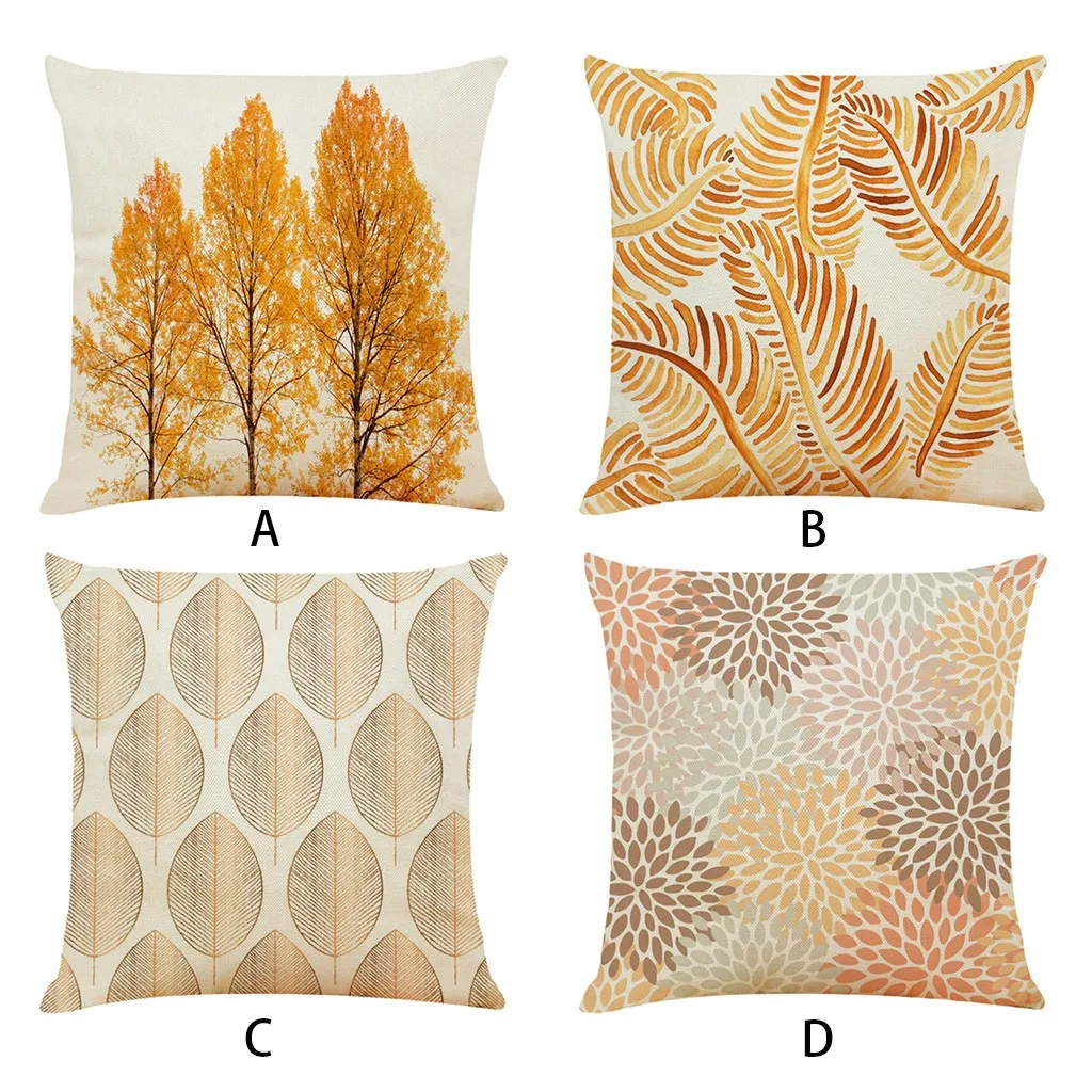 Square Pillow Home Decoration Cushion Cover Fall Autumn Leaves Printing Style Pillowcase Throw linen Pillow Covers
Square Pillow Home Decoration Cushion Cover Fall Autumn Leaves Printing Style Pillowcase Throw linen Pillow Covers