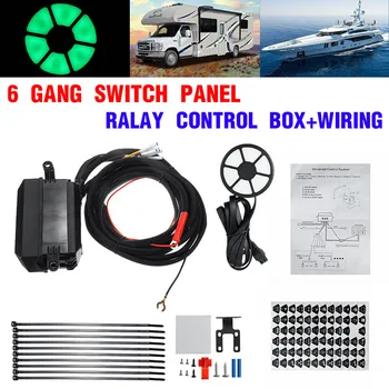 1 Set 960W 6 Gang Switch Panel Electronic Relay System Circuit Control Box Waterproof Fuse Relay Box Wiring Harness Assemblies
1 Set 960W 6 Gang Switch Panel Electronic Relay System Circuit Control Box Waterproof Fuse Relay Box Wiring Harness Assemblies