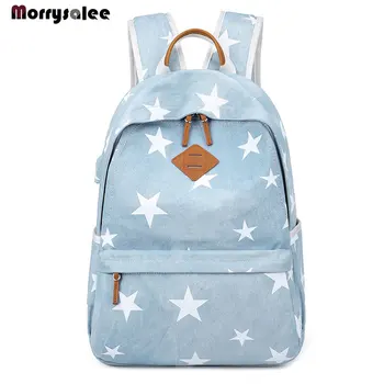High School Students Backpack Printed Canvas Backpack USB Canvas Bag Female Backbag Rucksack
High School Students Backpack Printed Canvas Backpack USB Canvas Bag Female Backbag Rucksack