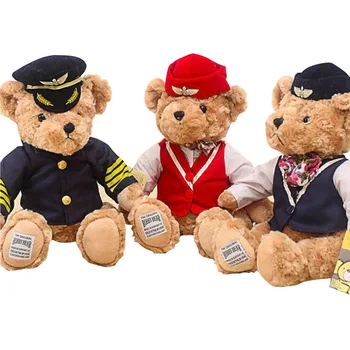 1pc Cute Pilot Teddy Bear Plush Toy Captain Bear Doll Birthday Gift Kids Toy Baby Doll Stuffed Animal Toys for Children
1pc Cute Pilot Teddy Bear Plush Toy Captain Bear Doll Birthday Gift Kids Toy Baby Doll Stuffed Animal Toys for Children