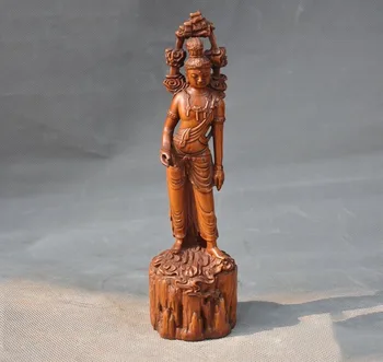 wedding decoration rare Chinese Buddhism Boxwood wood carving Tara Kwan-yin Guan Yin goddess statue 
wedding decoration rare Chinese Buddhism Boxwood wood carving Tara Kwan-yin Guan Yin goddess statue
