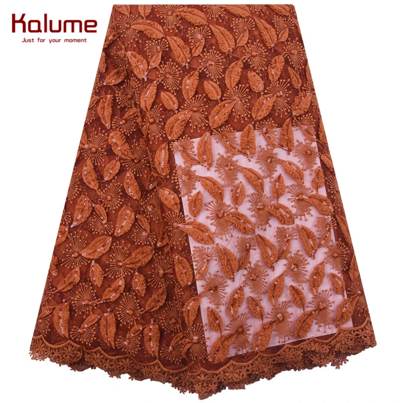 Kalume High Quality 3D Flower African Milk Silk Lace Fabric Embroidery French Mesh Lace Fabric With Sequins For Party DressF1853
Kalume High Quality 3D Flower African Milk Silk Lace Fabric Embroidery French Mesh Lace Fabric With Sequins For Party DressF1853