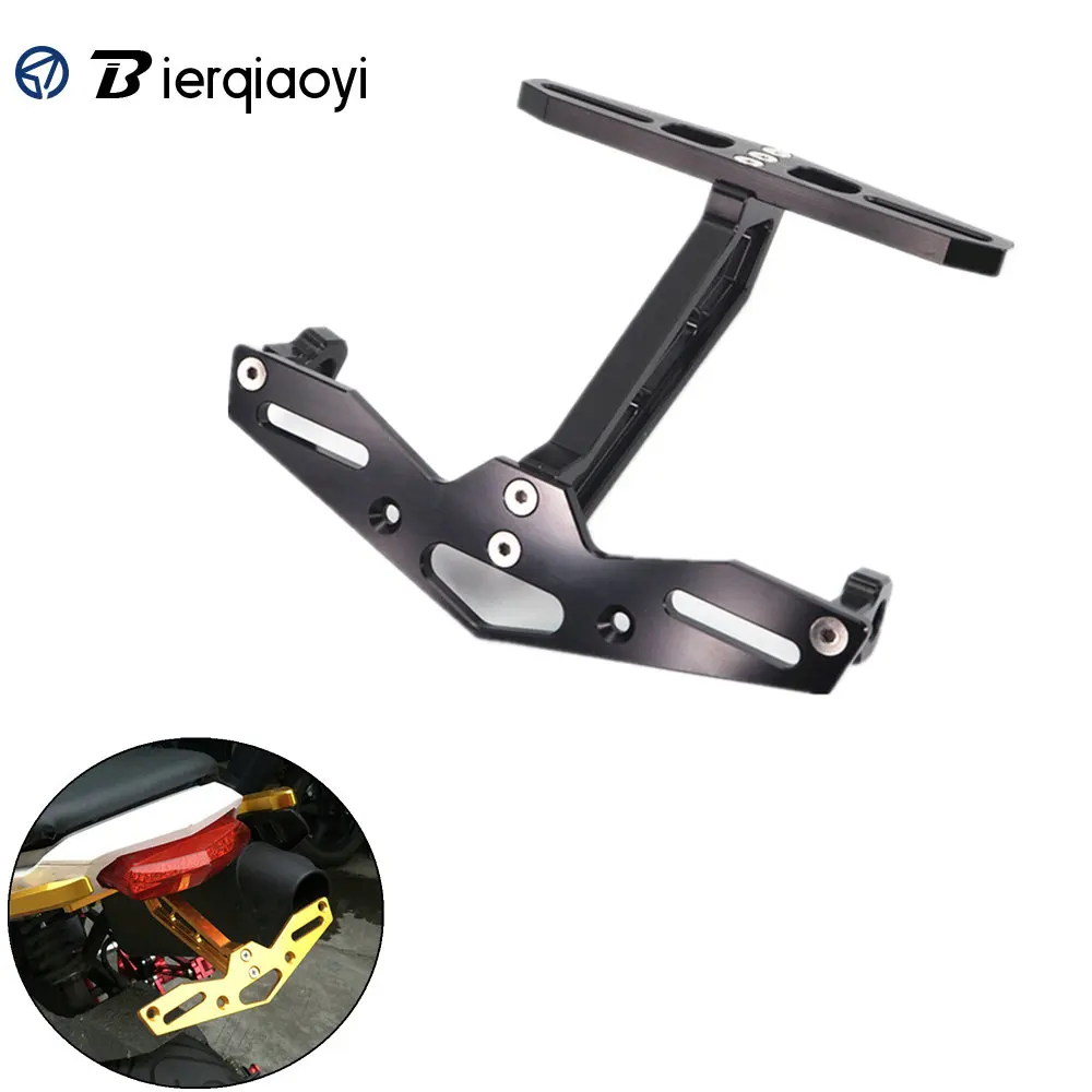 Universal CNC Aluminum Motorcycle Rear License Number Plate Frame Holder Bracket Adjustable Angle for Honda MSX125 MSX 125
Universal CNC Aluminum Motorcycle Rear License Number Plate Frame Holder Bracket Adjustable Angle for Honda MSX125 MSX 125