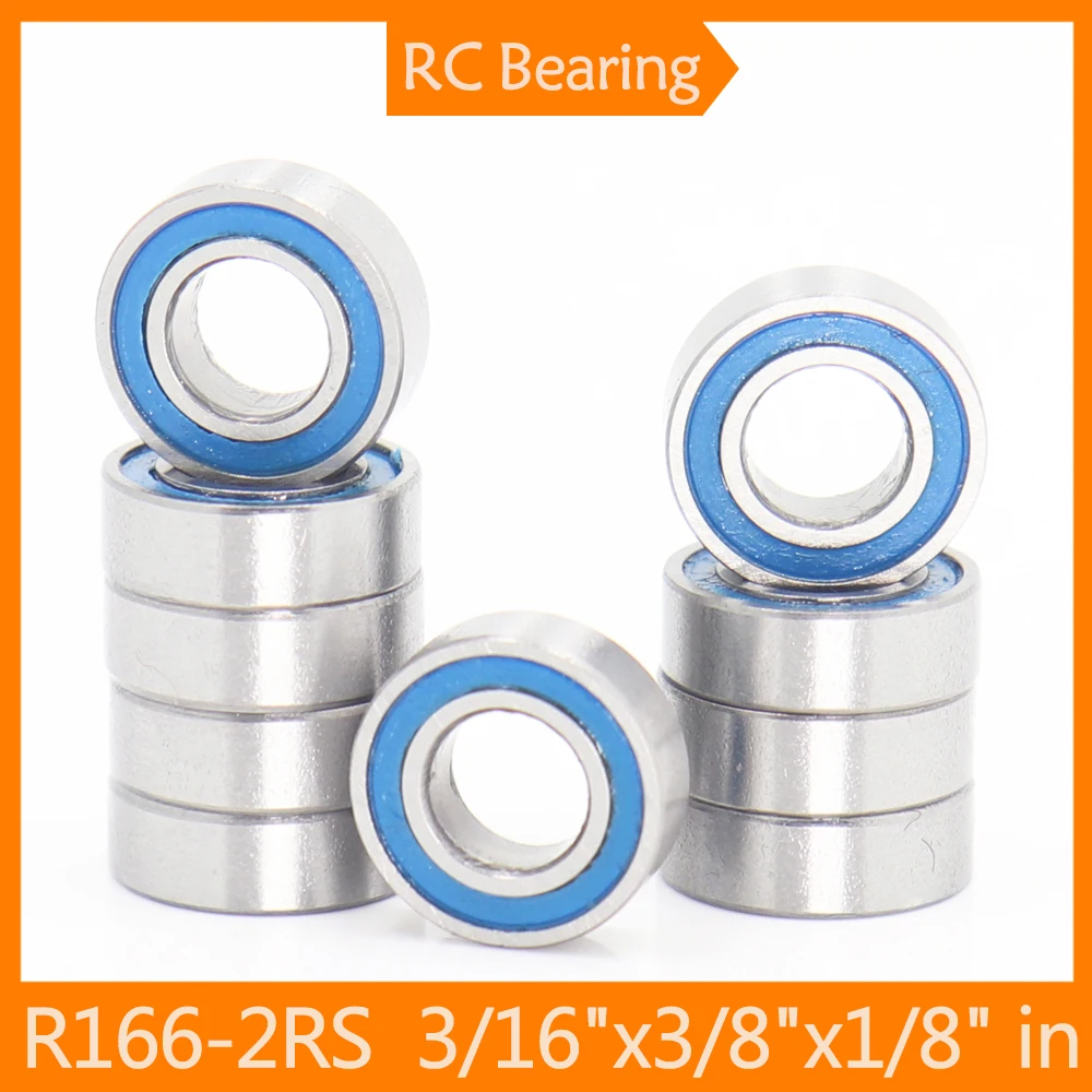 R166RS Bearing ( 10 PCS ) 4.7625*9.525*3.175 mm Thin Section R166-2RS Ball Bearings RS R166 2RS With Blue Sealed
R166RS Bearing ( 10 PCS ) 4.7625*9.525*3.175 mm Thin Section R166-2RS Ball Bearings RS R166 2RS With Blue Sealed