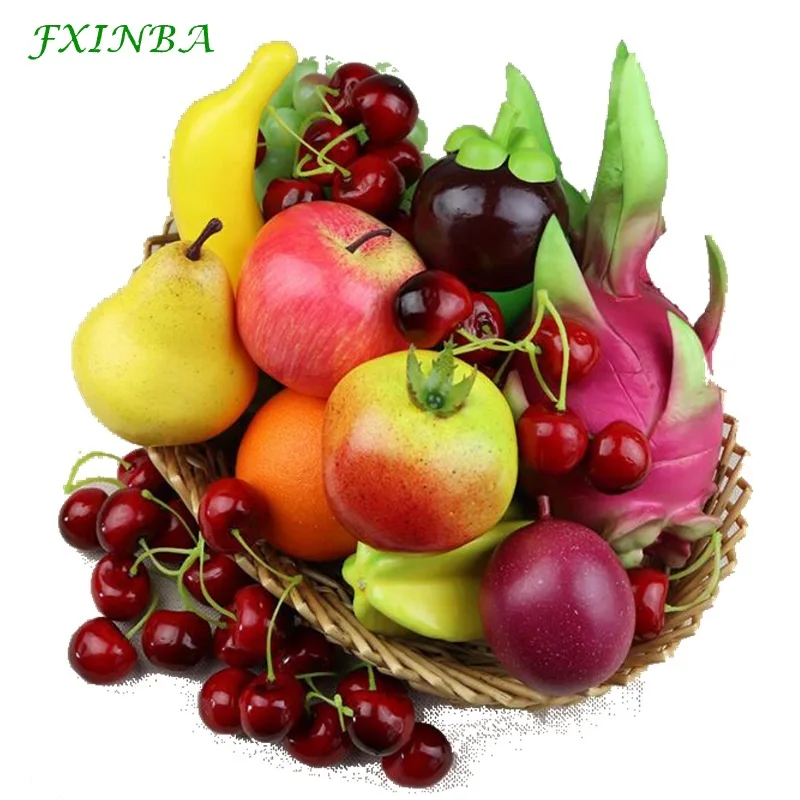 FXINBA Artificial Fruit Plastic Orange Apple Cherry Pear Simulation Fake Fruit Model Props Party Kitchen Pretend Decoration Toys
FXINBA Artificial Fruit Plastic Orange Apple Cherry Pear Simulation Fake Fruit Model Props Party Kitchen Pretend Decoration Toys