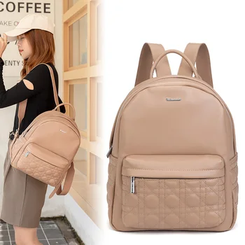 Fashion Backpack Leather Luxury Small Backpack Women Designer Diamond Lattice Bag Travel Large Capacity Mochilas Para Mujer New
Fashion Backpack Leather Luxury Small Backpack Women Designer Diamond Lattice Bag Travel Large Capacity Mochilas Para Mujer New