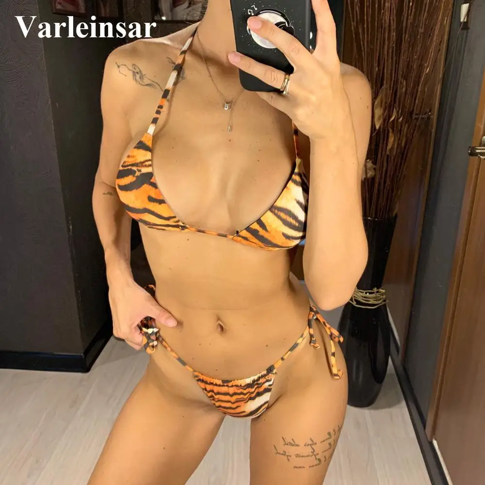 2019 Sexy Thong Bikini Women Swimwear Female Swimsuit Two-pieces Bikini set Micro Bather Halter Bathing Suit Swim Wear V1587
2019 Sexy Thong Bikini Women Swimwear Female Swimsuit Two-pieces Bikini set Micro Bather Halter Bathing Suit Swim Wear V1587
