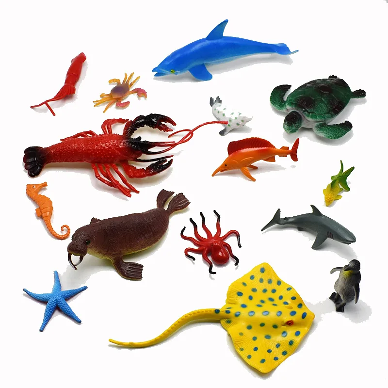 15-Oceans Animal Model Toy Lobster Seal Starfish Hippocampus Dolphin Turtle Deep-Sea Animal Model Toy
15-Oceans Animal Model Toy Lobster Seal Starfish Hippocampus Dolphin Turtle Deep-Sea Animal Model Toy