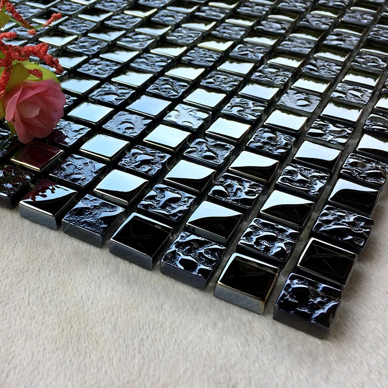 11PCS Luxury Electroplated Black Crystal Glass Mosaic Wall Tiles, for Kitchen Bathroom Fireplace Brick Tiles
11PCS Luxury Electroplated Black Crystal Glass Mosaic Wall Tiles, for Kitchen Bathroom Fireplace Brick Tiles