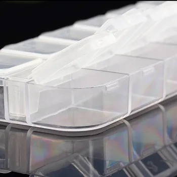 Container for Beads Nail Art Decora Storage Gems Glitter Empty Rectangle Rhinestones Beads Slices Compartments Container Case
Container for Beads Nail Art Decora Storage Gems Glitter Empty Rectangle Rhinestones Beads Slices Compartments Container Case