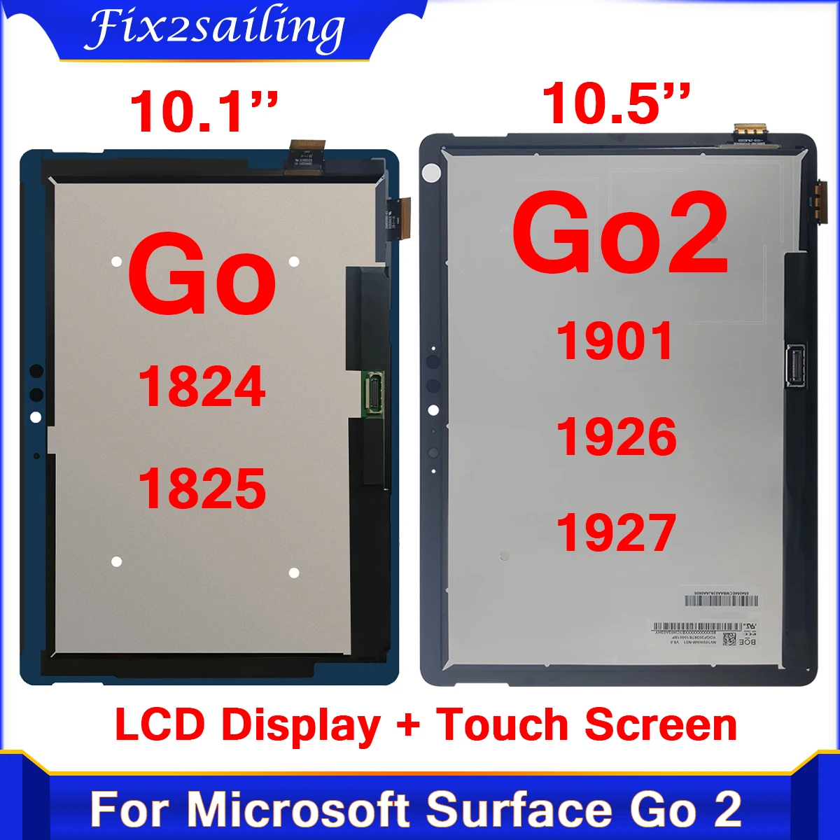 Новый ЖК-дисплей для Microsoft Surface Go 1 2 1824 1825 1901 1926 LCD кодирующий преобразователь