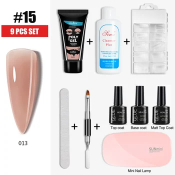 ROHWXY Poly UV Gel Kit For Manicure Nail Extenstion Gel Set For Nail Design Soak Off Gel Polish For Nail Art Tool With Nail Lamp
ROHWXY Poly UV Gel Kit For Manicure Nail Extenstion Gel Set For Nail Design Soak Off Gel Polish For Nail Art Tool With Nail Lamp
