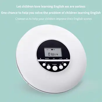 Audio With Earphone Portable CD Player Home LCD Display Travel Multifunctional Rechargeable Stereo Sound HIFI Discman 3.5mm Jack
Audio With Earphone Portable CD Player Home LCD Display Travel Multifunctional Rechargeable Stereo Sound HIFI Discman 3.5mm Jack