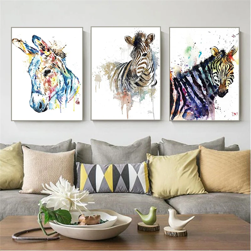 Modern Zebra Horse Canvas Posters and Prints Animal Wall Art Picture Printed Oil Painting for Living Room Decorative Home Decor
Modern Zebra Horse Canvas Posters and Prints Animal Wall Art Picture Printed Oil Painting for Living Room Decorative Home Decor