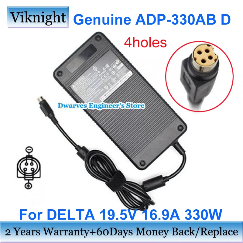 Original ADP-330AB D 19.5V 16.9A 330W AC Adapter A330A002L Charger For MSI GAMING GT80 GT62VR GT73VR GT75 Tornado F5 X7200 P375
Original ADP-330AB D 19.5V 16.9A 330W AC Adapter A330A002L Charger For MSI GAMING GT80 GT62VR GT73VR GT75 Tornado F5 X7200 P375