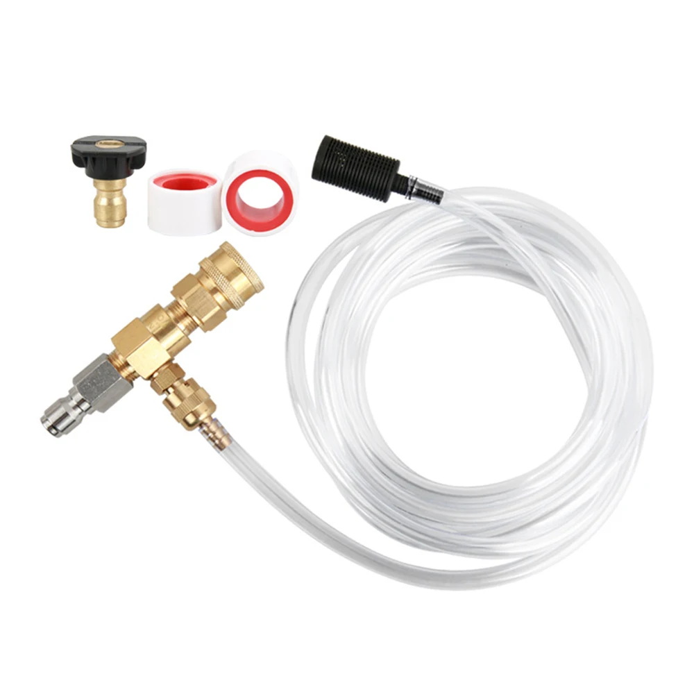 Adjustable Chemical Injector Pump Head 3/8 Quick Insert Kit For Pressure Washer 1*Adjustable Chemical Injector Kit
Adjustable Chemical Injector Pump Head 3/8 Quick Insert Kit For Pressure Washer 1*Adjustable Chemical Injector Kit
