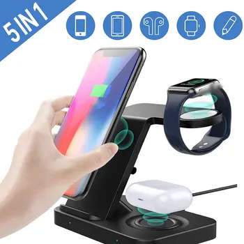 5 in 1 Fast Wireless Charger For Apple Airpods Pro Watch Quick Charge Dock Station For Iphone
5 in 1 Fast Wireless Charger For Apple Airpods Pro Watch Quick Charge Dock Station For Iphone