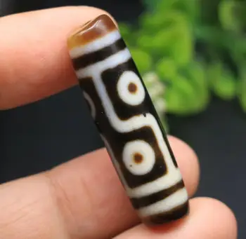 Treasure Magic LKbrother Tibetan Old Ivory Color 6 eye Totem DALUO dZi Bead Amulets 42*11mm
Treasure Magic LKbrother Tibetan Old Ivory Color 6 eye Totem DALUO dZi Bead Amulets 42*11mm