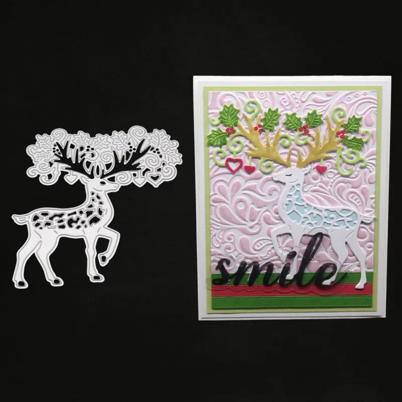 1Set Deer Metal Cutting Dies Stencil DIY Scrapbooking Album Stamp Paper Card Embossing Craft Decor
1Set Deer Metal Cutting Dies Stencil DIY Scrapbooking Album Stamp Paper Card Embossing Craft Decor