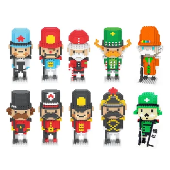 Hot doll nutcracker micro diamond block Chrismas British Royal Soldier figures nanobricks toy building brick collection for gift
Hot doll nutcracker micro diamond block Chrismas British Royal Soldier figures nanobricks toy building brick collection for gift