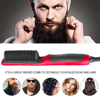 Multifunctional Quick Hair Electric Comb Beard Straightener Styler Curler Clip Styling Machine Permed Beard Shaping Tool
Multifunctional Quick Hair Electric Comb Beard Straightener Styler Curler Clip Styling Machine Permed Beard Shaping Tool