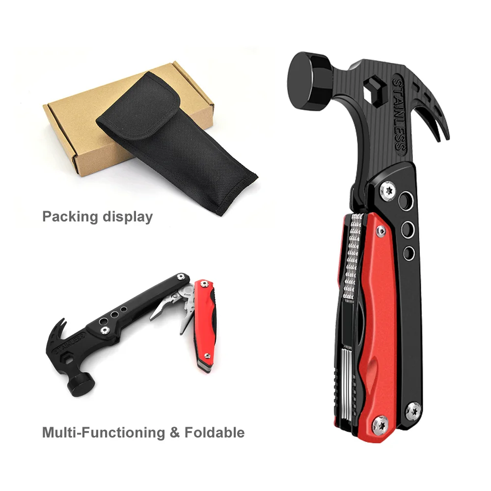 Multifunction Hammer Folding Pliers Outdoor Camping EDC Rescue Tool Marteau Glass Breaker Claw Hammer Multitool Screwdriver Set
Multifunction Hammer Folding Pliers Outdoor Camping EDC Rescue Tool Marteau Glass Breaker Claw Hammer Multitool Screwdriver Set