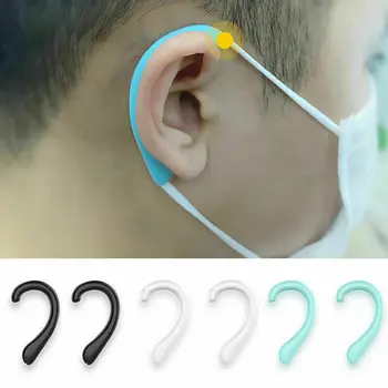 2pcs Reusable Silicone Earcaps Ear Protector Caps Ear Loop Cover Ears Retainers for Mask Extension Buckle Hooks
2pcs Reusable Silicone Earcaps Ear Protector Caps Ear Loop Cover Ears Retainers for Mask Extension Buckle Hooks