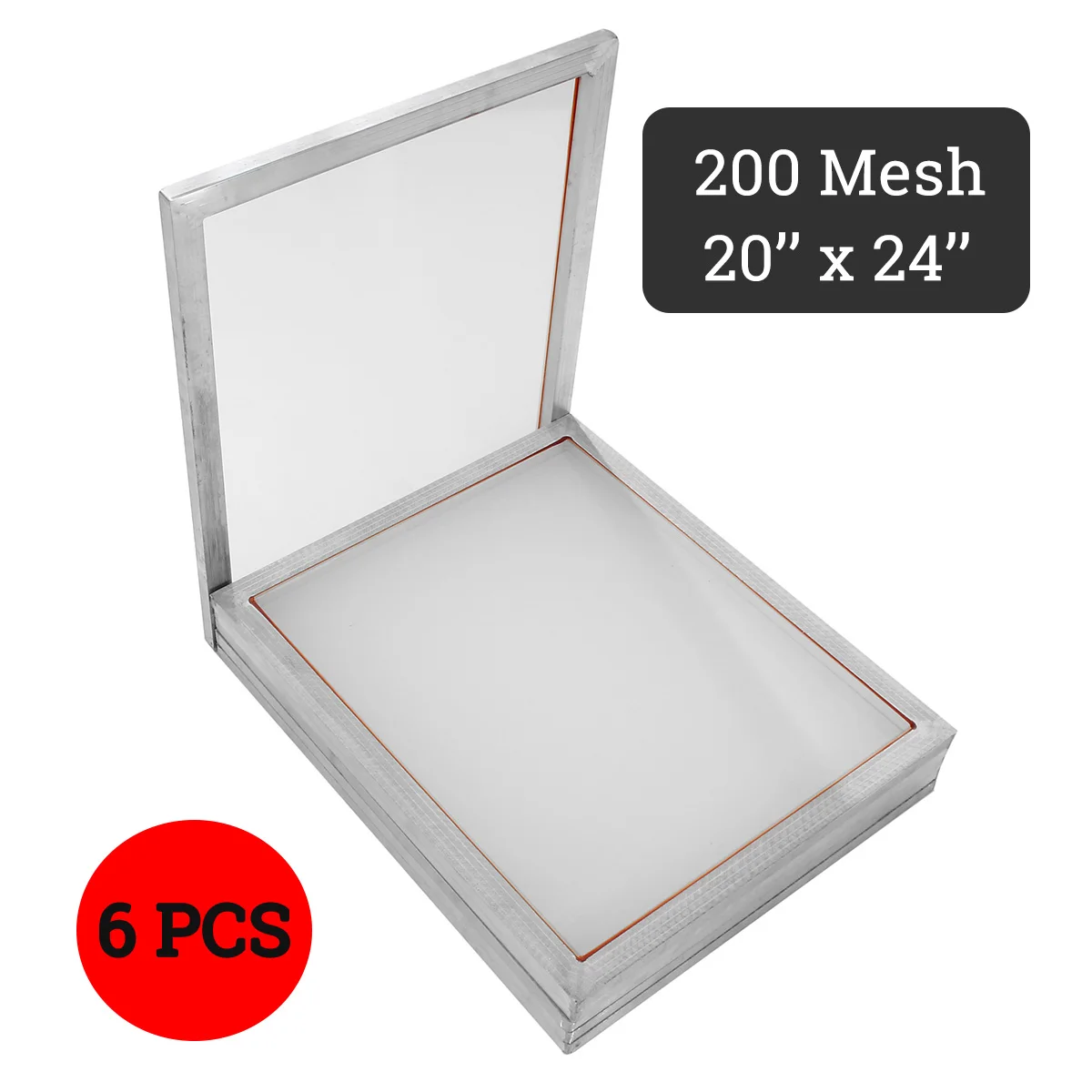 6pcs 200T Aluminium Polyester Silk Screen Printing Frame Stretched And White Polyester Mesh for Printed Circuit Boards 50x60cm 
6pcs 200T Aluminium Polyester Silk Screen Printing Frame Stretched And White Polyester Mesh for Printed Circuit Boards 50x60cm