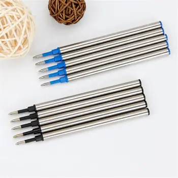 5pcs Metal Refills Blue Black Ink for Roller Ballpoint Pens Gel Pen Replacement Signature Rods Business School Office Stationery 
5pcs Metal Refills Blue Black Ink for Roller Ballpoint Pens Gel Pen Replacement Signature Rods Business School Office Stationery