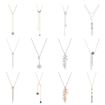 High Quality SWA XL025 Jwewlry Fresh Flower Y-fringed Necklace Star Moon Devil's Eye Twist Design Wholesale
High Quality SWA XL025 Jwewlry Fresh Flower Y-fringed Necklace Star Moon Devil's Eye Twist Design Wholesale