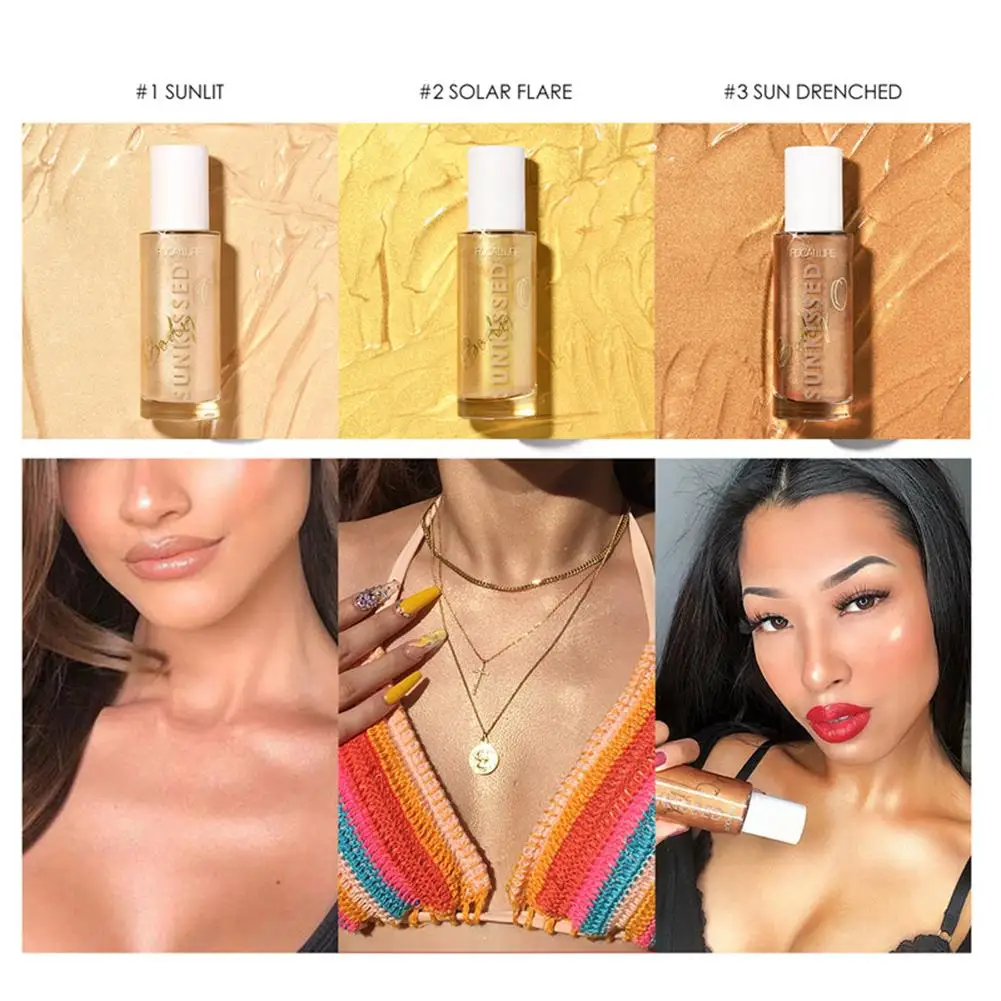FOCALLURE 60ML 3-color high light Makeup Highlighter Contouring Makeup Metallic Liquid Face Body Luminizer Highlighter Palette
FOCALLURE 60ML 3-color high light Makeup Highlighter Contouring Makeup Metallic Liquid Face Body Luminizer Highlighter Palette