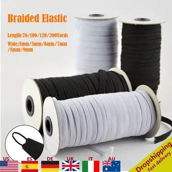 Elastic Bands White and Black 3/6/5/8mm Polyester Elastic Bands for Clothes Garment Sewing Accessories
Elastic Bands White and Black 3/6/5/8mm Polyester Elastic Bands for Clothes Garment Sewing Accessories