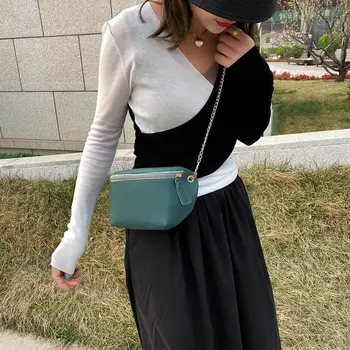 Casual Women Shoulder Handbag PU Leather Girls Chain Purses Pure Color Elegant Female Shoulder Zipper Totes Messenger Bag
Casual Women Shoulder Handbag PU Leather Girls Chain Purses Pure Color Elegant Female Shoulder Zipper Totes Messenger Bag