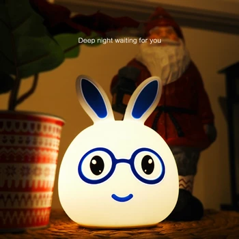 Rabbit Night Light Cute Color Change Silicone Pat Light Rabbit Table Light for Easter Kids Room Gift Decoration for Home
Rabbit Night Light Cute Color Change Silicone Pat Light Rabbit Table Light for Easter Kids Room Gift Decoration for Home