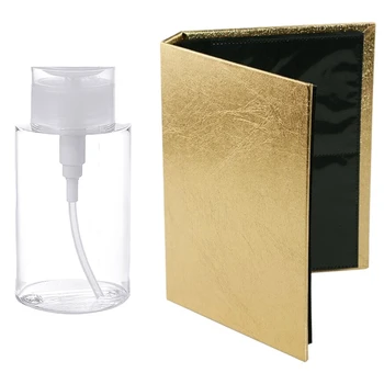 1x Push Down Empty Pump Dispenser Clear Bottle Makeup Container Pp 100Ml & 1x 120 Pages Transparent Nail Sticker (Gold)
1x Push Down Empty Pump Dispenser Clear Bottle Makeup Container Pp 100Ml & 1x 120 Pages Transparent Nail Sticker (Gold)