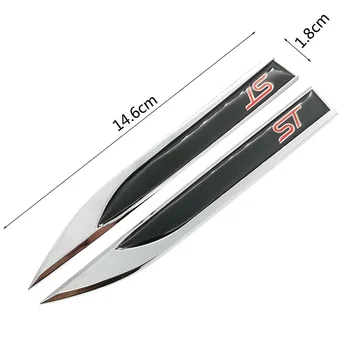 10Pair 3D Metal ST Logo Fender Side Car Sticker Emblem For Ford Focus 2 Focus 3 FIESTA Kuga FUSION ESCAPE EDGE Badge Car Styling
10Pair 3D Metal ST Logo Fender Side Car Sticker Emblem For Ford Focus 2 Focus 3 FIESTA Kuga FUSION ESCAPE EDGE Badge Car Styling