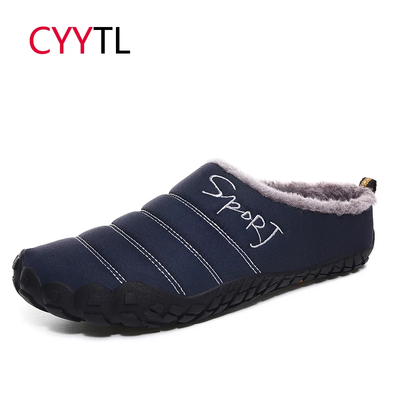 CYYTL Winter Men Warm Fur Home Slippers Man Waterproof Soft Shoes Non-slip Indoor Leather Big Size Snow Pantuflas Hombre Sloffen
CYYTL Winter Men Warm Fur Home Slippers Man Waterproof Soft Shoes Non-slip Indoor Leather Big Size Snow Pantuflas Hombre Sloffen