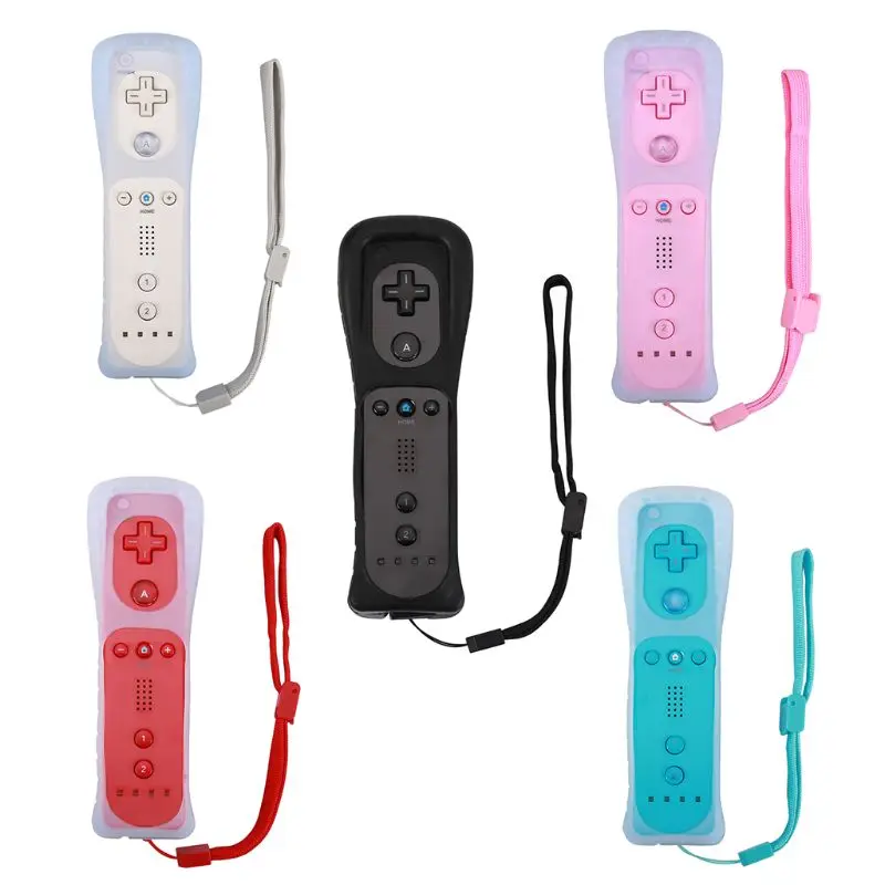 Wireless Gamepad With Silicone Case for Wii Remote Controller Joystick Without Motion Plus
Wireless Gamepad With Silicone Case for Wii Remote Controller Joystick Without Motion Plus