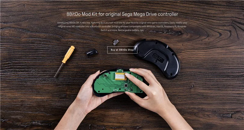 NEW 8BitDo Mod Kit for Original NES SFC SNES MD mini Controller NS mac os Windows DIY Controller to Bluetooth Gamepad
NEW 8BitDo Mod Kit for Original NES SFC SNES MD mini Controller NS mac os Windows DIY Controller to Bluetooth Gamepad
