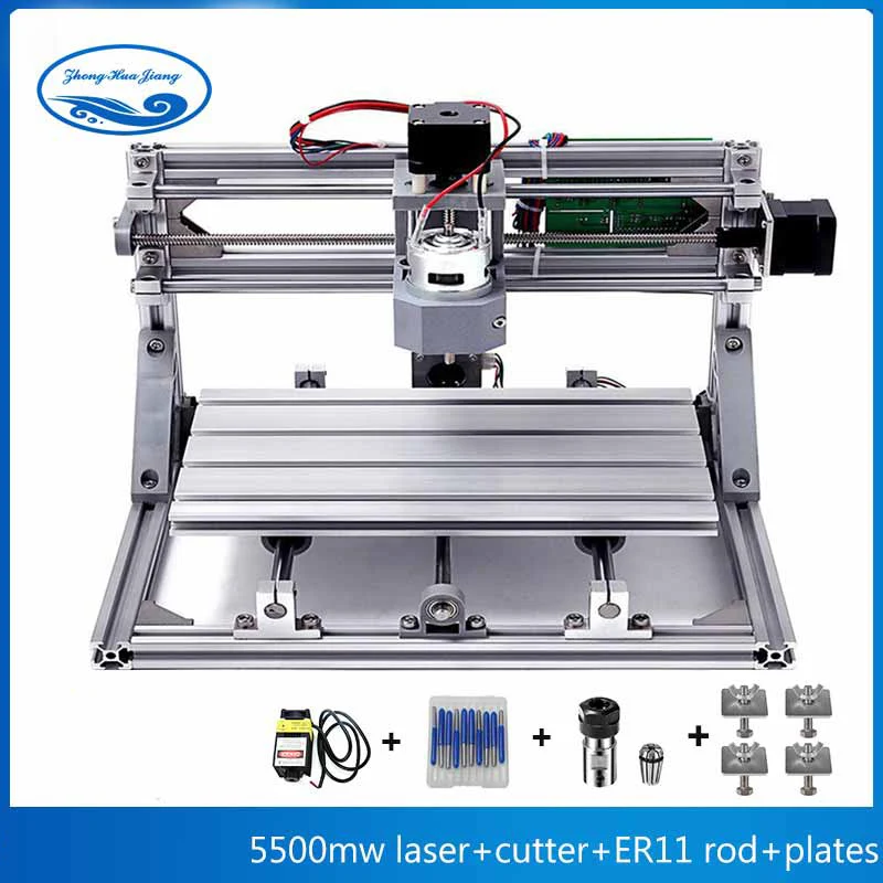 CNC 3018 with 5500mw Laser Engraver Router Machine GRBL ER11 Hobby DIY Engraving Machine for Wood PCB PVC Mini CNC 3018 Engraver
CNC 3018 with 5500mw Laser Engraver Router Machine GRBL ER11 Hobby DIY Engraving Machine for Wood PCB PVC Mini CNC 3018 Engraver
