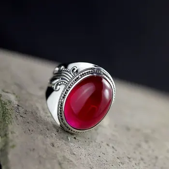 silver S925 sterling silver jewelry Thai silver sterling handwork opening design exaggerated lady red corundum ring
silver S925 sterling silver jewelry Thai silver sterling handwork opening design exaggerated lady red corundum ring