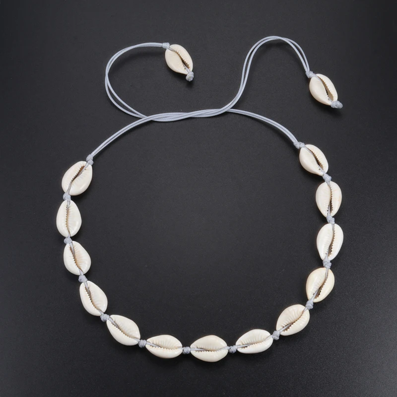 Vintage Conch Shells Necklace Fashion Rope Chain Choker White Shells Necklaces Simple Seashell Ocean Beach Handmade Knit Jewelry
Vintage Conch Shells Necklace Fashion Rope Chain Choker White Shells Necklaces Simple Seashell Ocean Beach Handmade Knit Jewelry