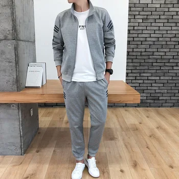 Men Fashion Training Set Autumn Sport Suit Men Long Sleeve Jackets Sportswear Zipper Coat Pant Tracksuit Men Brand Clothing
Men Fashion Training Set Autumn Sport Suit Men Long Sleeve Jackets Sportswear Zipper Coat Pant Tracksuit Men Brand Clothing