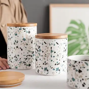 Marble Pattern Ceramics Storage Bottles Jar Vintage For Storage Creative Container With Lid Kitchen Tea Storage Bottles Candy
Marble Pattern Ceramics Storage Bottles Jar Vintage For Storage Creative Container With Lid Kitchen Tea Storage Bottles Candy