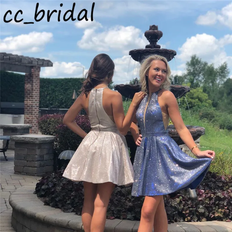 Sparkly Short Prom Dresses 2020 Sexy Halter Neck Sequined Cocktail Party Gowns For Women Plus Size selena gomez dress
Sparkly Short Prom Dresses 2020 Sexy Halter Neck Sequined Cocktail Party Gowns For Women Plus Size selena gomez dress