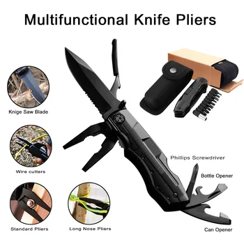 KSHIELD Pliers Multitool Camping Outdoor Survival Hunting Multifunctional Rescue Tools Folding Multi Knife Screwdriver Kit Bits
KSHIELD Pliers Multitool Camping Outdoor Survival Hunting Multifunctional Rescue Tools Folding Multi Knife Screwdriver Kit Bits